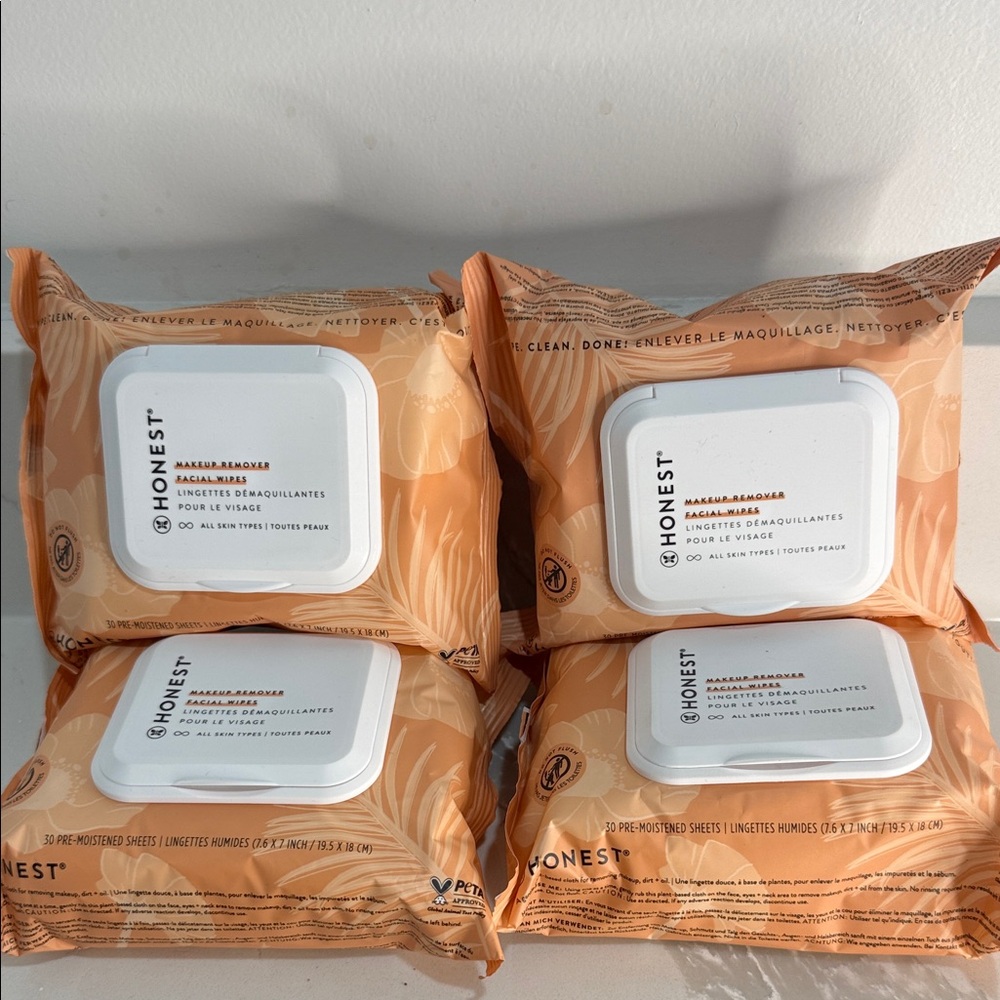 Brand New Honest Beauty Makeup Remover Wipes